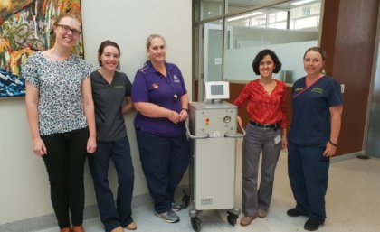 Laser lithotripsy machine