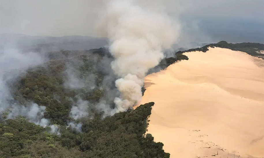 Fraser Island Fire