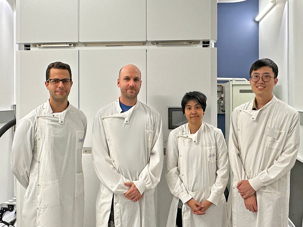 The research team poses for a photo