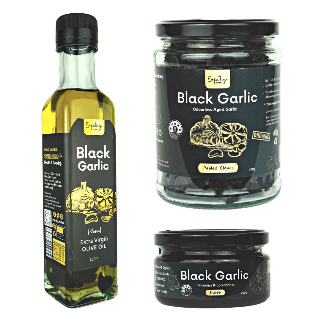 Black garlic range