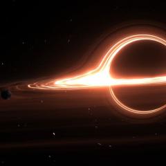 visual representation of black hole