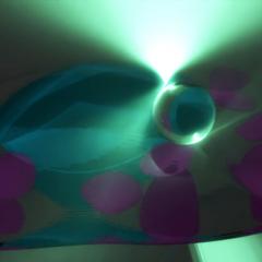 optical tweezers being used under microscope