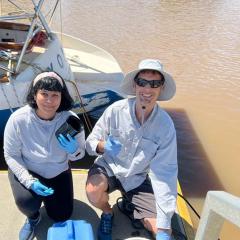 Chris and Apoorva testing water