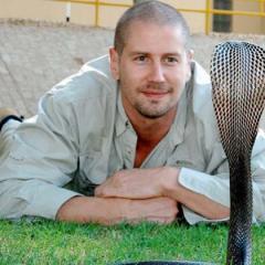 Bryan Fry and a cobra