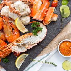 Image of a seafood platter. 