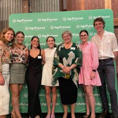 Agrifutures award recipients pose for a photo