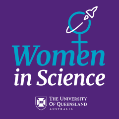 Women in science podcast logo